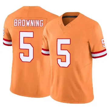 ＃5 Men's Jack Browning Orange Limited Tampa Bay Buccaneers Vapor F.U.S.E. Jersey