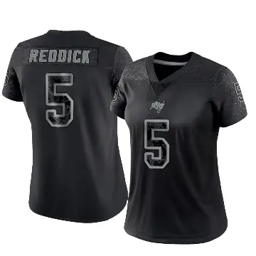 ＃5 Women's Haason Reddick Black Limited Tampa Bay Buccaneers Reflective Jersey