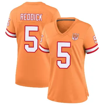 ＃5 Women's Haason Reddick Cream Game Tampa Bay Buccaneers sicle 50th Season Jersey