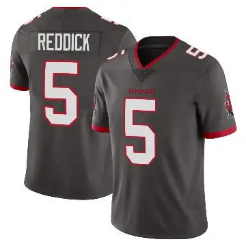 ＃5 Youth Haason Reddick Limited Tampa Bay Buccaneers Pewter Alternate Vapor Jersey
