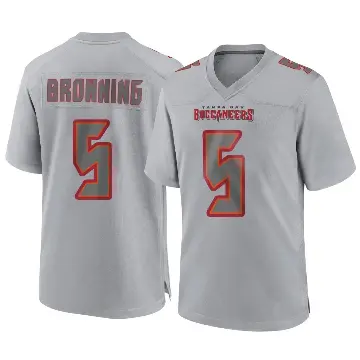 ＃5 Youth Jack Browning Gray Game Tampa Bay Buccaneers Atmosphere Fashion Jersey
