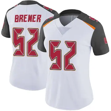 ＃52 Women's C.J. Brewer White Limited Tampa Bay Buccaneers Vapor Untouchable Jersey