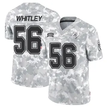＃56 Men's Benton Whitley Arctic Camo Limited Tampa Bay Buccaneers 2024 Salute to Service Jersey