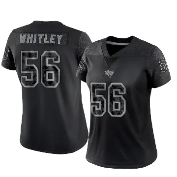 ＃56 Women's Benton Whitley Black Limited Tampa Bay Buccaneers Reflective Jersey