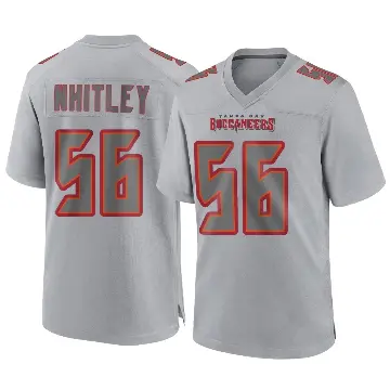 ＃56 Youth Benton Whitley Gray Game Tampa Bay Buccaneers Atmosphere Fashion Jersey