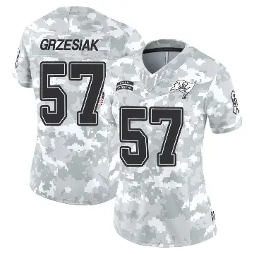 ＃57 Women's Daniel Grzesiak Arctic Camo Limited Tampa Bay Buccaneers 2024 Salute to Service Jersey