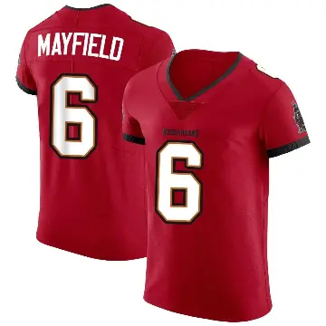 ＃6 Men's Baker Mayfield Red Elite Tampa Bay Buccaneers Vapor Jersey