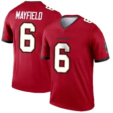 ＃6 Men's Baker Mayfield Red Legend Tampa Bay Buccaneers Jersey