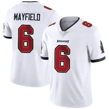 ＃6 Men's Baker Mayfield White Limited Tampa Bay Buccaneers Vapor Untouchable Jersey