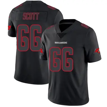＃66 Youth Ben Scott Black Impact Limited Tampa Bay Buccaneers Jersey