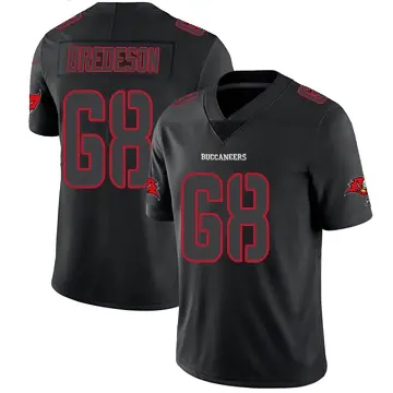 ＃68 Men's Ben Bredeson Black Impact Limited Tampa Bay Buccaneers Jersey