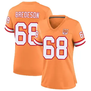 ＃68 Women's Ben Bredeson Cream Game Tampa Bay Buccaneers sicle 50th Season Jersey