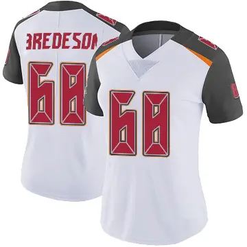 ＃68 Women's Ben Bredeson White Limited Tampa Bay Buccaneers Vapor Untouchable Jersey