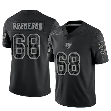 ＃68 Youth Ben Bredeson Black Limited Tampa Bay Buccaneers Reflective Jersey