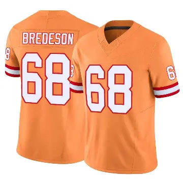 ＃68 Youth Ben Bredeson Orange Limited Tampa Bay Buccaneers Vapor F.U.S.E. Jersey