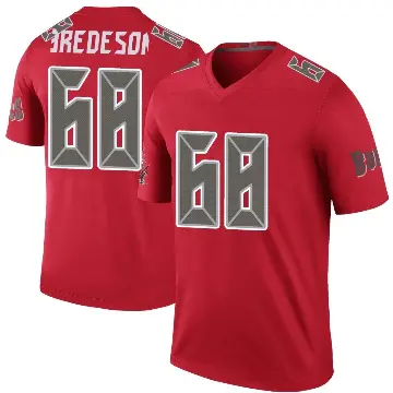＃68 Youth Ben Bredeson Red Legend Tampa Bay Buccaneers Color Rush Jersey