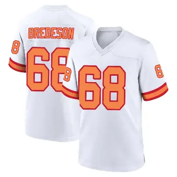 ＃68 Youth Ben Bredeson White Game Tampa Bay Buccaneers '76 Jersey