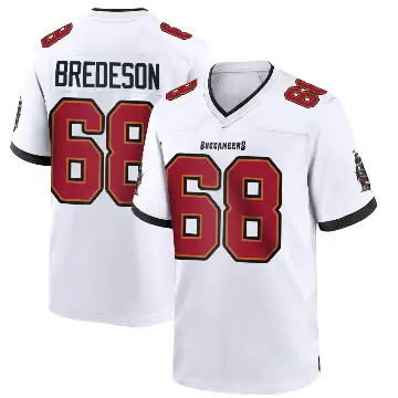 ＃68 Youth Ben Bredeson White Game Tampa Bay Buccaneers Jersey