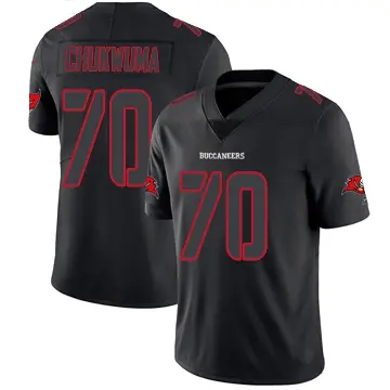 ＃70 Men's Benjamin Chukwuma Black Impact Limited Tampa Bay Buccaneers Jersey