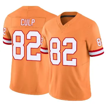 ＃82 Men's Devin Culp Orange Limited Tampa Bay Buccaneers Vapor F.U.S.E. Jersey