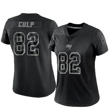 ＃82 Women's Devin Culp Black Limited Tampa Bay Buccaneers Reflective Jersey