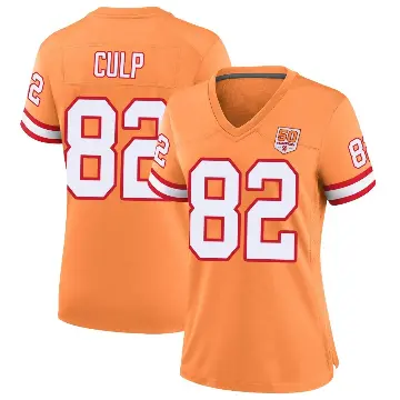 ＃82 Women's Devin Culp Cream Game Tampa Bay Buccaneers sicle 50th Season Jersey