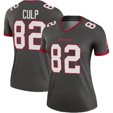 ＃82 Women's Devin Culp Legend Tampa Bay Buccaneers Pewter Alternate Jersey