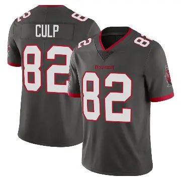 ＃82 Youth Devin Culp Limited Tampa Bay Buccaneers Pewter Alternate Vapor Jersey