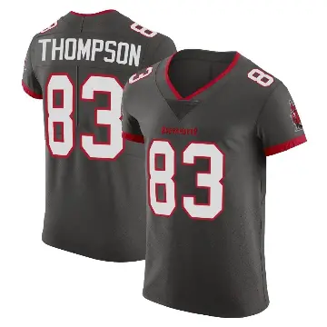 ＃83 Men's Cody Thompson Elite Tampa Bay Buccaneers Pewter Alternate Vapor Jersey