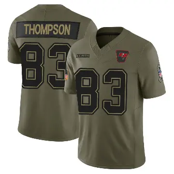 ＃83 Men's Cody Thompson Olive Limited Tampa Bay Buccaneers 2025 Salute to Service Jersey