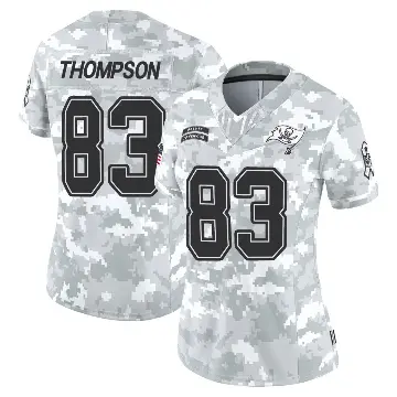 ＃83 Women's Cody Thompson Arctic Camo Limited Tampa Bay Buccaneers 2024 Salute to Service Jersey