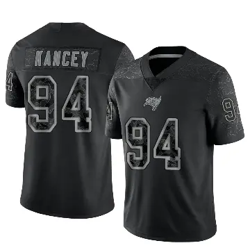＃94 Men's Calijah Kancey Black Limited Tampa Bay Buccaneers Reflective Jersey