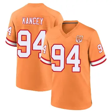 ＃94 Youth Calijah Kancey Cream Game Tampa Bay Buccaneers sicle 50th Season Jersey