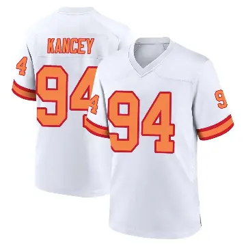 ＃94 Youth Calijah Kancey White Game Tampa Bay Buccaneers '76 Jersey