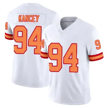 ＃94 Youth Calijah Kancey White Limited Tampa Bay Buccaneers '76 Vapor F.U.S.E. Jersey