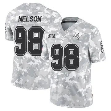 ＃98 Men's Anthony Nelson Arctic Camo Limited Tampa Bay Buccaneers 2024 Salute to Service Jersey