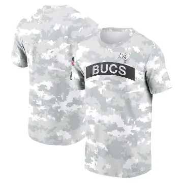 Men's Arctic Camo Tampa Bay Buccaneers 2024 Salute To Service Performance T-Shirt