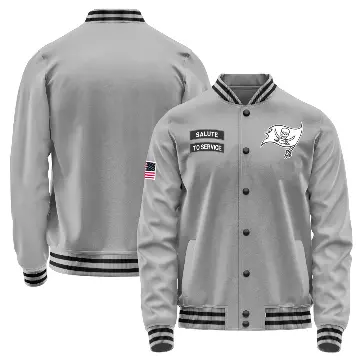 Men's Gray Tampa Bay Buccaneers Salute to Service Performance Jacket