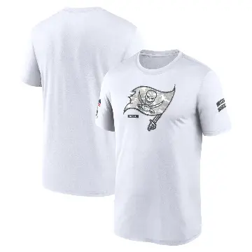 Men's White Legend Tampa Bay Buccaneers 2024 Salute To Service Performance T-Shirt