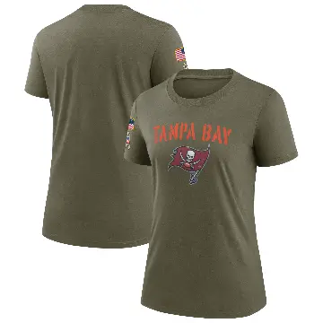 Women's Olive Legend Tampa Bay Buccaneers 2022 Salute To Service T-Shirt